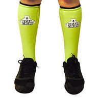 Bear Grips Shin Guards Sleeves 2.0 with 5mm of Padded Leg Protection & No Zipper. for Crossfit, Rope Climbing, Weightlifting Deadlift Socks for Deadlifting. Multi-Colors, Single or Pair