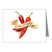 Note Cards (20 Pack) Hot & Spicy Chili Peppers