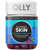 OLLY Glowing Skin Gummy, 50 Gummies! Hyaluronic Acid, Collagen, and Sea Buckthorn! Anti Aging Guumy Supplement! Helps Plump, Smooth, and Moisturize Skin! to Maintain A Youthful Glow! (Glow Skin)