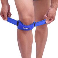 🍀Libobo🍀Parental Gifts Knee Support Patella Tendon Brace Strap Stabilizer Relieve Pain (Blue)