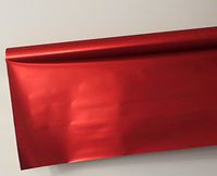 Gift Wrap Flower Wrap Roll 'Soft' Red 1m(w) x50m(l)/3.28'x164'