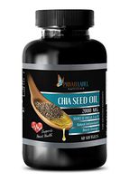 Brain Supplements for Memory - CHIA Seed Oil 2000MG - Source of Omega 3-6-9 - Supports Heart Health - chia Seed Bottle - 1 Bottle (60 Softgels)