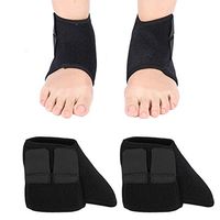 Ankle Brace - MAGT 2Pcs High-Quality Ankle Support Warm Ankle Brace Absorbing Sweat Ankle Guard Sprain Injury Wrap Elastic Stabilizers for Sport