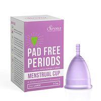 Sirona Large Size Menstrual Cup for Women| Wear for 12 Hours| Reusable Period Cup - Soft, Flexible, Leak-Proof Design, Medical-Grade Non-Toxic Silicon