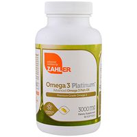 Zahler Omega 3 Platinum, Advanced Omega 3 Fish Oil, 2,000 mg, 90 Softgels