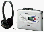 Panasonic RQ-C10V Portable Tape Player with Digital Tuner