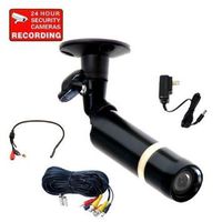 VideoSecu CCTV Built-in Sony CCD Outdoor Weatherproof Security Camera Wide Angle Bullet Surveillance with Power Supply, Extension Cable BC27B CFB