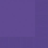 New Purple 2-Ply Luncheon Napkins | Pack of 50 | Party Supply