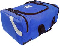 ASATechmed First Aid Large EMT First Responder Trauma Bag for Home, Office, School, Emts, Paramedics, First Responders + More (Blue)