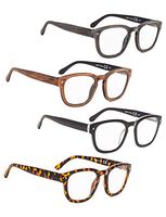 READING GLASSES 4 pack Professor Vintage Style Readers +2.00