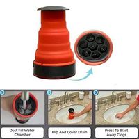 wsloftyGYd Clog Drain Blaster Air Pressure Pump Toilet Kitchen Bathroom Sink Clean Plunger Powerful Pipe Dredger for Sewage Sewer