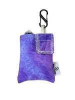 PumpCases Designer Insulin Pump Case w/Carabiner Clip (Dexcom G4, Purple Water-Color)