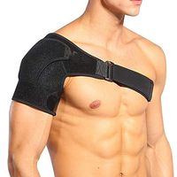 STKJ Shoulder Brace, Adjustable Rotator Cuff Support, for Rotator Cuff AC Joint Dislocated Shoulder or Sprains for Right & Left Shoulder