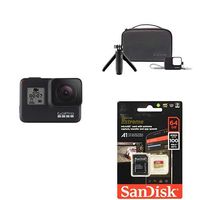 GoPro HERO7 Black + Travel Kit + (1) microSD card