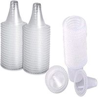 ICYANG 200 Pieces Disposable Ear Thermometer Probe Covers Refill Lens Filters Protective Caps Replacement for Digital Thermoscan Cover Caps Clear