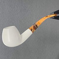 Meerschaum Ballard Smooth Finish Pipe 1/4 Bend by Paykoc M02133
