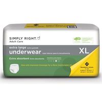 Simply Right Protective Underwear - XL - 56 ct. by Simply Right