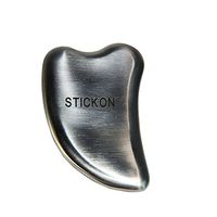 Stainless Steel Gua Sha Scraping Massage Tool - IASTM Tools Great Soft Tissue Mobilization Tool Design to Reduce Neck, Shoulder, Back and Muscle Pain (Heart Shape)