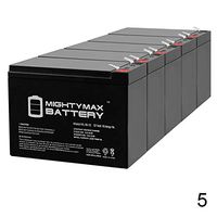 Mighty Max Battery 12V 10AH Sealed Lead Acid (SLA) Battery for Razor MX350 V1-8 - 5 Pack Brand Product