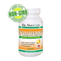 Dr Newton's Naturals Vital B100 Vitamin B Complex Supplement - Stress Relief - Increased Energy - Improved Mood - 60 Capsules