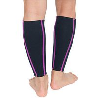 Delfin Spa Heat Maximizing Compression Calf Sleeves - Small, Pink