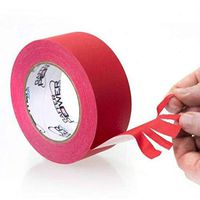 Red Gaffer Tape - 2 inch x 30 Yards - No Residue - Made in The USA