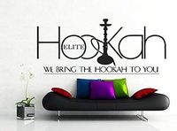 BYRON HOYLE Hookah Wall Decal Hookah Decals Lounge Logo Hookah Bar Wall Decor