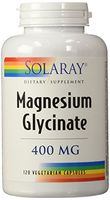 Magnesium Glycinate 400 mg (Pack of 2) Solaray 120 VCaps
