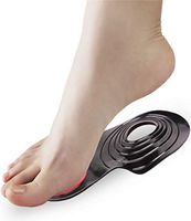 Runee 3/4 Length Orthotic Insole with Arch Support - Cushioning Insoles & Shock Absorption Comfort for Plantar Fasciitis, Flat Foot, Foot Pain, and Heel Spurs (Large)