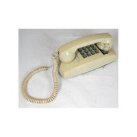 Cortelco ITT-2554-V-IV 255409-VBA-20M Wall w/ Volume IVORY