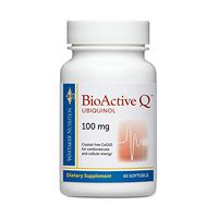 Dr. Whitaker's Bioactive Q Ubiquinol 100 mg Delivers Clinically Studied, Highly Bioavailable CoQ10, 60 Softgels
