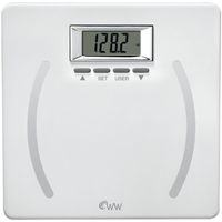 WW Scales by Conair Body Analysis Precision Bathroom Scale - Measures Body Fat, Body Water, BMI, Bone Mass, 4 User Memory, 350 lb. capacity