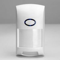 osierr6 Infrared Motion Detector,Wireless Mini Sensor Alarm Visitor Guest Entry Doorbell Chime with Remote for Shop Store Home Security Driveway Alert System Kit Anti Pet(White)