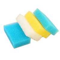 Fenfangxilas Magic Cleaning Sponges, 2Pcs Multifunction Dish Scrubber Sponge Brush Cleaning Household Kitchen Bathroom Tool Random Color