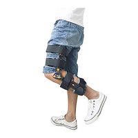 FULI Hinged Knee Brace ROM Knee ImmobilizerThermoplastic Sheet, Aluminum Alloy Leg Braces Orthopedic Patella Knee Brace Knee Immobilizer Brace Support Orthosis,Post-op Knee Brace FLX-3004