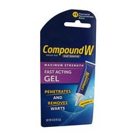 Compound W Wart Remover, Maximum Strength, Fast-Acting Gel, 0.25-Ounce (Pack Of 2) by Compound W