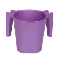 Ybm Home Plastic Square Wash Cup Ba154 (Purple, 1)