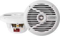 Alpine SPS-M601 110W 6-1/2" 6.5" 2-Way Type-S Marine Coaxial Speakers - Silver