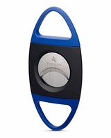 Saber Double Guillotine Serrated Blades 70 Ring Gauge Cigar Cutter Warranty Blue