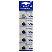 BlueDot Trading CR1220 Lithium Battery, 5 Count