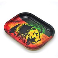 Forart Metal Rolling Tray HD Pattern Printed Tobacco Cigarette Holder Smoking Accessories