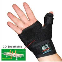 IRUFA,TB-OS-36,3D Breathable Patented Fabric Reversible Thumb & Palm Stabilizer, Brace Splint, for Arthritis, Pain,Sprains,Strains, Trigger Thumb Immobilizer, BlackBerry Thumb, Mommy Thumb