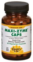 Country Life - Maxi-Zyme Caps, 60 Capsules