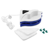 Fdit Plastic Double Side Window Glass Cleaning Tool Magnetic Design Glass Wiper