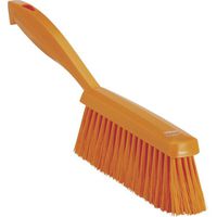 Vikan 45877 Bench Brush, Polypropylene, Polyester Soft Bristle, 14", Orange