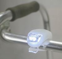 ObboMed® MW-0800W2 Adjustable Waterproof Mobility Safety Alert LED Light, Too-Free Clip-on Compatible for Walker/Cane/Wheelchair/Rollator (White, 2pcs/Set)