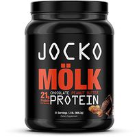 Jocko Mölk by Origin Labs - Whey Protein Powder - Whey Isolate Protein Powder - Amino Acids and Probiotics - Chocolate Peanut Butter Protein Powder - 31 Servings - 2 Pounds