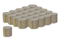 GT USA Organic Elastic Bandage Wrap (2" Wide, 25 Count Case) | Hook & Loop Fasteners at Both Ends | Latex Free Hypoallergenic Compression Roll