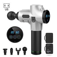 YICANG Muscle Massage Handheld Gun,Deep Muscle Massager Fitness Equipment, Deep Tisse Relaxation Tool with 4 Replaceable Massage Head