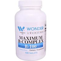B-Complex Maximum Potency of All The B Vitamins - 100 Tablets #3311